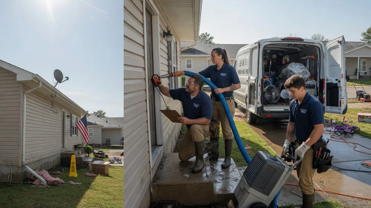Ceiling Water Damage Restoration in Kewaunee, WI near me